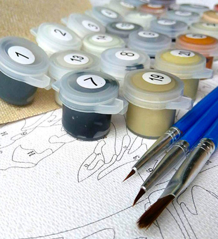 kisiye ozel beyaz desenli ceket sayilarla boyama seti kisiye ozel hediye ci 6476 68 B