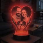 Aileye Özel El Figürlü Led Lamba