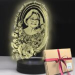 Anneler İçin Özel Resimli 3D Led Gece Lambası