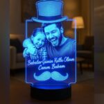 Babalara Özel Resimli 3d Led Gece Lambası