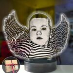 Çocuklara Özel 3d Melek Modelli Gece Lambası