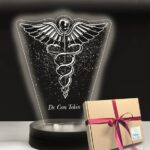 Doktorlara Özel Tıp Sembollü Led Lamba Hediyesi