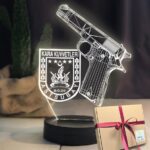 Kara Kuvvetleri Armalı Silahlı Led Lamba