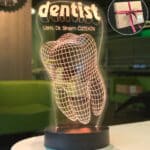 Kişiye Özel Diş Doktoru Hediyesi Dentist Led Lamba