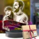 Kişiye Özel Profil Kesim 3d Modelli Gece Lambası