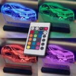 Kişiye Özel Resimli Araba Modelli Led 3D Hediyelik Lamba