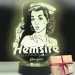 Kişiye Özel İsimli Hemşire Hediye Led Lamba