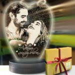 Sevgiliye Özel 3d Kalpli Gece Lambası