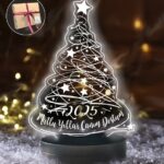 Yılbaşı Ağacı 3d Led Gece Lambası