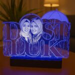 Kişiye Özel Dostluk Modelli Gece Lambası