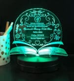 Biyoloji Öğretmenine Özel 3D Gece Lambası Hediyelik - Görsel 6