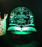 Coğrafya Öğretmenine Özel 3D Gece Lambası Hediyelik - Görsel 3