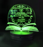 Tarih Öğretmenine Özel 3D Gece Lambası Hediyelik - Görsel 3