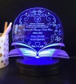 Biyoloji Öğretmenine Özel 3D Gece Lambası Hediyelik - Görsel 7