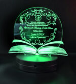 İngilizce Öğretmenine Özel 3D Gece Lambası Hediyelik - Görsel 4