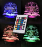 Fizik Öğretmenine Özel 3D Gece Lambası Hediyelik - Görsel 5