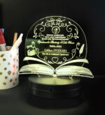 Türk Dili ve Edebiyatı Öğretmenine Özel 3D Gece Lambası Hediyelik