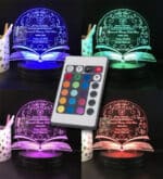 Biyoloji Öğretmenine Özel 3D Gece Lambası Hediyelik - Görsel 9